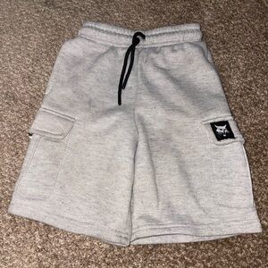 Kids' Light Gray Cargo Shorts